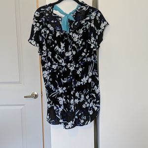 Floral Printed Maternity Blouse